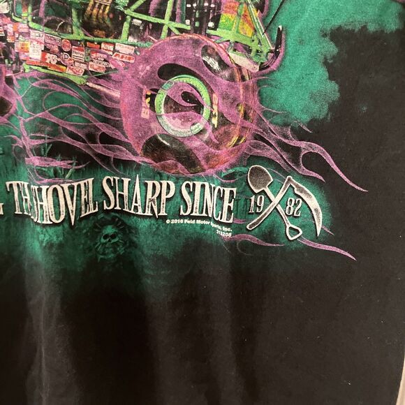 Youth Boys Short Sleeve T-Shirt Graphic Monster Jam Digger Size Unknown Black - Picture 8 of 14